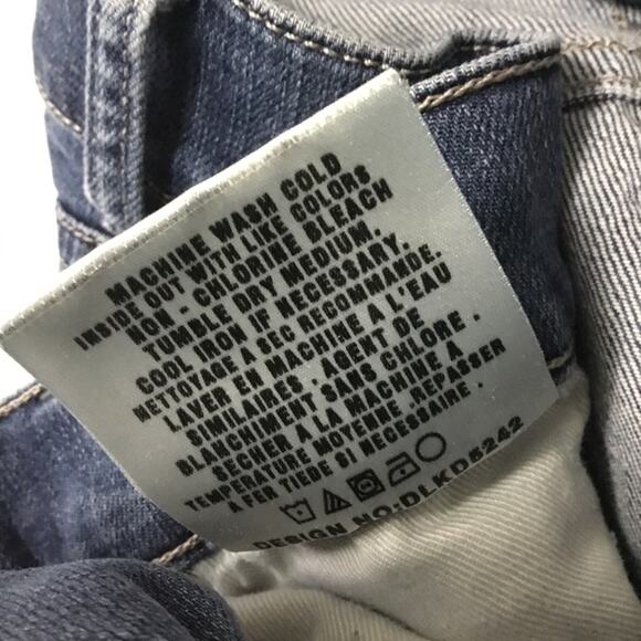 Joe's Blue Denim Cigarette Angle Jeans - Picture 12 of 12
